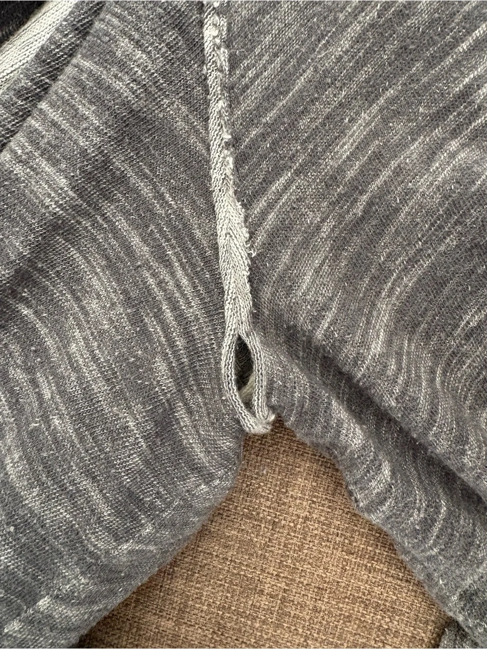 Free People Beach Charcoal Grey Cocoon Cowl Neck Pullover Sweatshirt Size Medium
